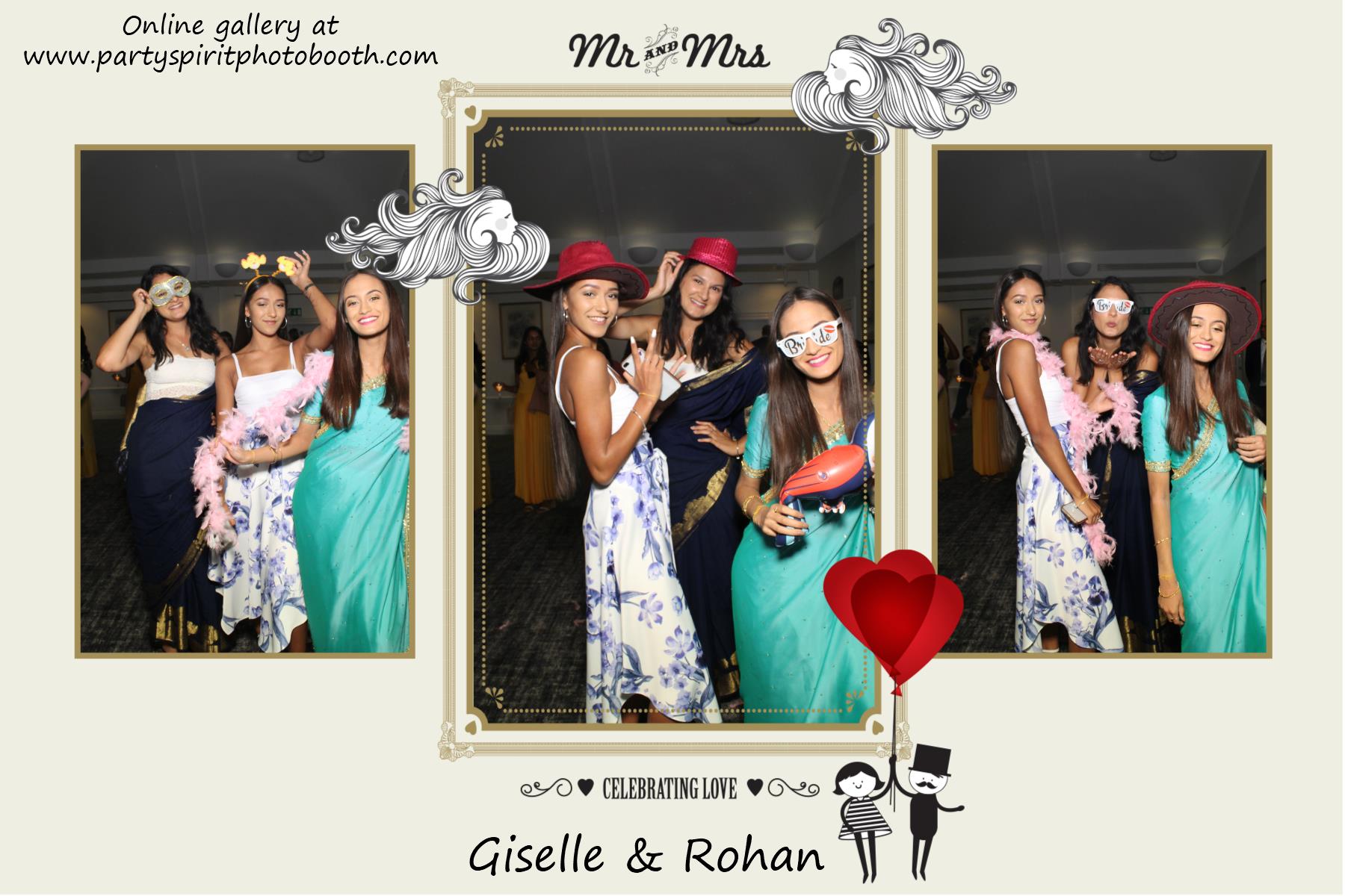 Giselle and Rohan's Wedding | View more photos from the event at gallery.partyspiritphotobooth.com/u/PartySpiritPhotoBooth/Giselle-and-Rohans-Wedding